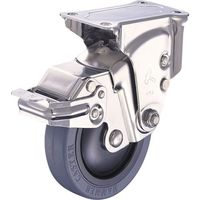 ハンマーキャスター ハンマー オールステンレスクッションE固定SPゴム125mm線径2.3 935SER-FR125S23 1個（直送品）