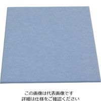 アイテック 光 吸音フェルト 400×400×9 ライトブルー KQFTM49-3 1セット(4枚) 107-7439（直送品）