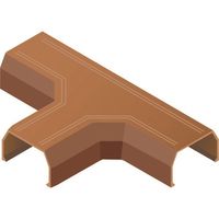 マサル工業 マサル ニュー・エフモール付属品 T型ブンキ 1号 ブラウン SFMTB16 1個 139-2275（直送品）