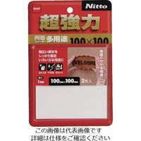 ニトムズ 超強力両面テープ多用途100×100 T4544 1セット(200枚:2枚×100巻) 814-7562（直送品）