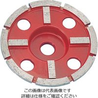 柳瀬 ヤナセ ドライカップ シングル 100x15 赤 DDR-100 1枚 812-4509（直送品）
