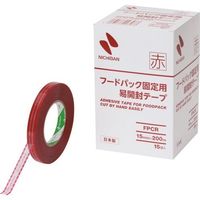 ニチバン フードパック固定用易開封テープ赤FPCRー15X200 15mmX200m FPCR-15X200 1セット(15巻)（直送品）