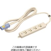 明工社 明工 OA用抜止接地タップ4コ口ハー MR7904NT3 1本 736-0193（直送品）