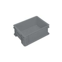 三菱ケミカル ヒシ S型コンテナ W340×D250×H124 グレー S-7 GY 1個 106-0464（直送品）