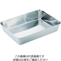 スギコ産業 スギコ ステンレス深型角バット 4枚取 573×364×97 16L QB-3 1個 502-1901（直送品）