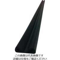 カーボーイ 台車用やわらかバンパークッション ブラック YB01 1本 854-8073（直送品）