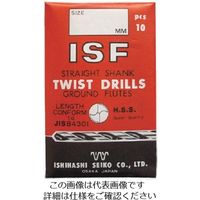 イシハシ精工 ISF ストレートドリル 1.1mm IS-SD-1.1 1セット(10本) 504-0434（直送品）