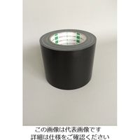 オカモト 布テープ NO111カラー 黒 100ミリ 111X100 1セット(18巻) 828-3034（直送品）