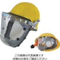 山本光学 YAMAMOTO 電動ファン付呼吸用保護具パーツ フェイスシールド ヘルメット付き KF-10H1SOZ 1個 854-7281（直送品）
