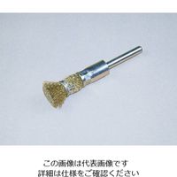 柳瀬 ヤナセ 軸付エンドブラシ 真鍮 15x30x6x25 BME-15 1セット(10個) 812-3934（直送品）