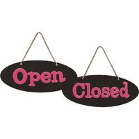 光 サインプレート OpenーClosed シャインピンク UA3021-2 1個 224-1449（直送品）