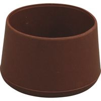 光 イス脚キャップバラ 茶丸 48mm B-BE-0-483 1セット(50個) 216-3737（直送品）