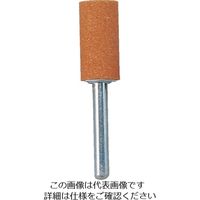 柳瀬 ヤナセ ビトリファイド軸付砥石 WA (赤) 円筒 19x38x6 #60 RA19386-A 1セット(5本) 812-5747（直送品）