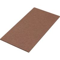 光 硬質フェルトバラ茶 70×140mm B-PQ7142 1セット(100個) 215-5898（直送品）