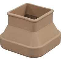 光 フリーサイズゴム脚キャップバラベージュ角30~40mm B-F4-3402 1セット(100個) 215-7414（直送品）