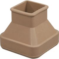 光 フリーサイズゴム脚キャップバラベージュ角20~30mm B-F4-2302 1セット(100個) 215-8979（直送品）