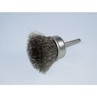 柳瀬 ヤナセ 軸付カップブラシ ステンレス 65x25x6x35 BSCJ-65 1セット(5個) 812-3945（直送品）