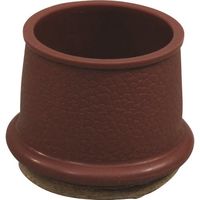 光 フェルト付フリーサイズ脚キャップバラ茶32~35用 B-FF-3235C 1セット(100個) 216-0634（直送品）