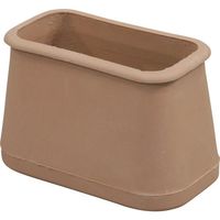 光 フェルト付フリーサイズ脚キャップバラ ベージュ 長角22×45~29×52mm B-FF-2952J 1セット(100個)（直送品）