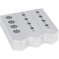 アーム産業 ARM 北川エアチャック用アルミ生爪ALKPC6H19 ALKPC6H19 1セット(3個) 837-7366（直送品）