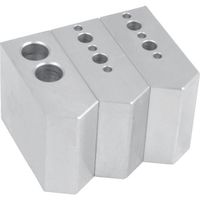 アーム産業 ARM 北川エアチャック用アルミ生爪ALKPC4H38 ALKPC4H38 1セット(3個) 837-7364（直送品）