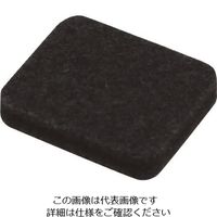 光 硬質フェルトバラ ブラック29×25mm B-PQ2925-1 1セット(400個) 215-7463（直送品）