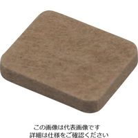 光 硬質フェルトバラ ブラウン29×25mm B-PQ2925-2 1セット(400個) 216-2183（直送品）