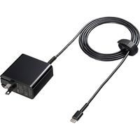 サンワサプライ USB Power Delivery対応AC充電器（PD45W・ケーブル一体型） ACA-PD75BK 1個