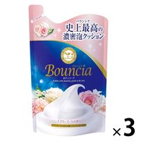 バウンシア ボディソープ エアリーブーケの香り 詰め替え 400ml 3個 牛乳石鹸共進社