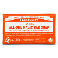 ドクターブロナー マジックソープバー（magic soap） 石鹸 ティートゥリー 140g ネイチャーズウェイ