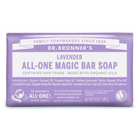 ドクターブロナー マジックソープバー（magic soap） 石鹸 ラベンダー 140g ネイチャーズウェイ