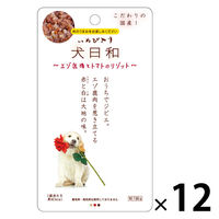 犬日和 エゾ鹿肉とトマトのリゾット 国産 60g 12袋 ドッグフード ウェット パウチ