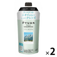 ピュアン　シャンプー花王 ナチュラル （ミンティー＆ミュゲの香り）レフィル Amazon | PYUAN(ピュアン) メリットピュアン ナチュラル (Natural