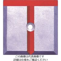 エス・ティ・エス STS 境界用標示板(1穴・貼付用)SHー3 (10枚入) SH-3-1 1袋(10枚) 807-2614（直送品）