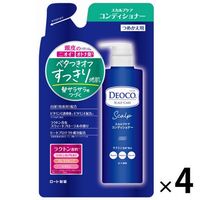 デオコ（DEOCO） スカルプケアコンディショナー 詰め替え 370g 4個 ロート製薬