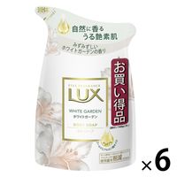 ラックス（LUX） ボディソープ ホワイトガーデン 詰め替え 300g 6個