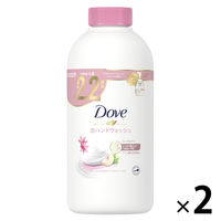 ダヴ（Dove） 泡ハンドウォッシュ ピーチ＆リリー 詰め替え 430ml 1セット（2個） ユニリーバ