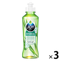 ジョイ JOY ボタニカル レモングラス＆ゼラニウム 本体 190ml 1セット（3個入） 食器用洗剤 P＆G