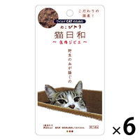 猫日和 鹿肉ジビエ 国産 40g 6袋キャットフード ウェット パウチ