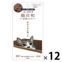 猫日和 鹿肉ジビエ 国産 40g 12袋 キャットフード ウェット パウチ