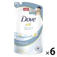 ダヴ(Dove) ボディウォッシュ(ボディソープ) ミセラークレンズ 詰め替え 360g 6個