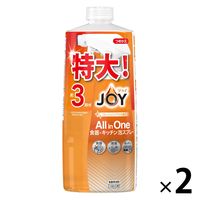 ジョイ オールインワン 泡スプレー フレッシュシトラス 詰め替え 特大 690mL 1セット（2個） 食器用洗剤 P＆G