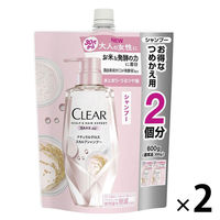 クリア(CLEAR) ナチュラルグロス スカルプシャンプー 詰め替え 600g 2個