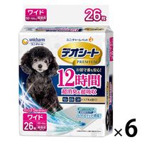 デオシート プレミアム 12時間超消臭＆超吸収 ワイド 26枚入 6袋 ユニ・チャーム