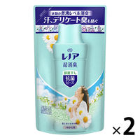 レノア超消臭　抗菌ビーズ部屋干し　花とおひさまの香り　詰め替え　430mL　1セット（2個入） 抗菌　P&G