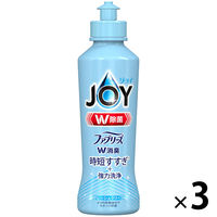 ジョイ JOY W除菌 食器用洗剤 W消臭 フレッシュクリーン 本体 170mL 1セット（3個） P&G