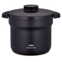 サーモス（THERMOS） 真空保温調理器 シャトルシェフ 4.3L ブラック 4～6人用 KBJ-4500 1個 【送料無料】