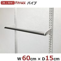 藤山 Fitrack(フィットラック) パイプ 幅600×奥行150mm ステン色 LPN60-E 1セット（直送品）