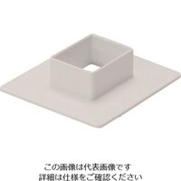 マサル工業 マサル エムケーダクト付属品 フランジ 2号 ホワイト MDF22 1個 129-8672（直送品）