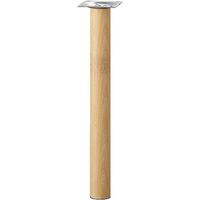 アイテック 光 スマートレグ木製丸脚32.8×300mmシルバー KSW-3330 1セット(4本) 820-1679（直送品）